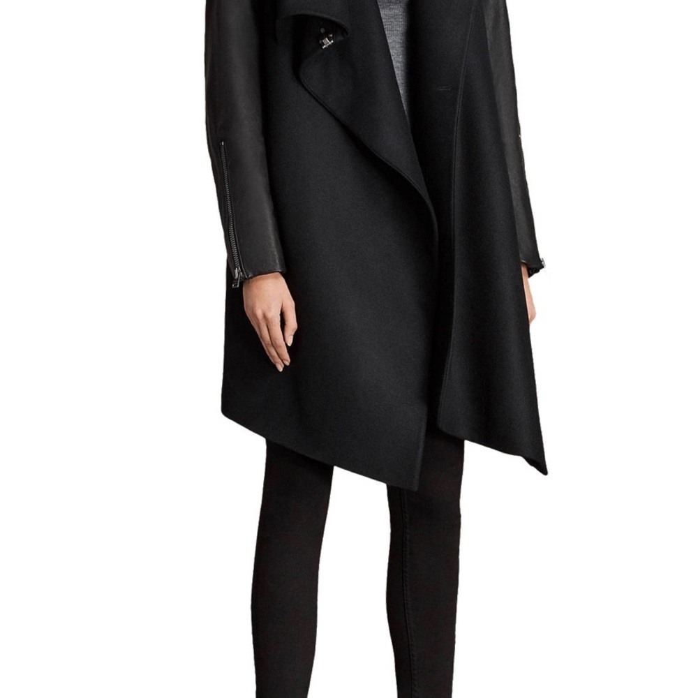 All Saints Milla Lea Coat - Picture 5 of 5
